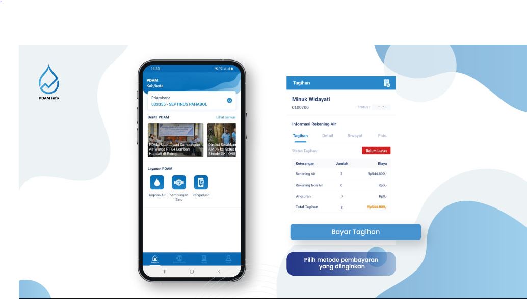 Cara Cek Tagihan PDAM Secara Online, Mudah Pakai HP