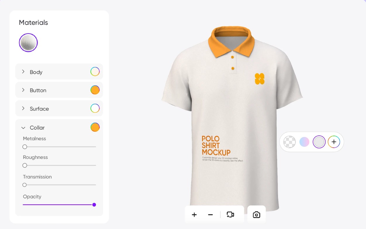 Template Desain Kaos Polos Depan-Belakang Format PNG 2025