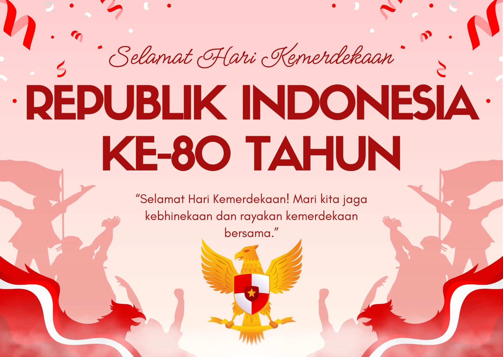 80 Template Kata-kata Kartu Ucapan Hari Kemerdekaan
