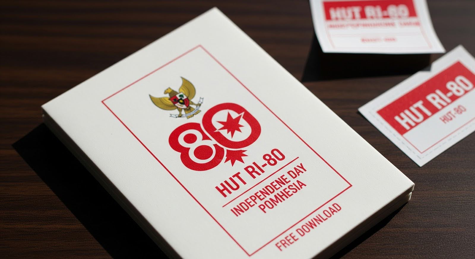 Template Stempel HUT RI-80 Untuk Panitia Lomba Free Download
