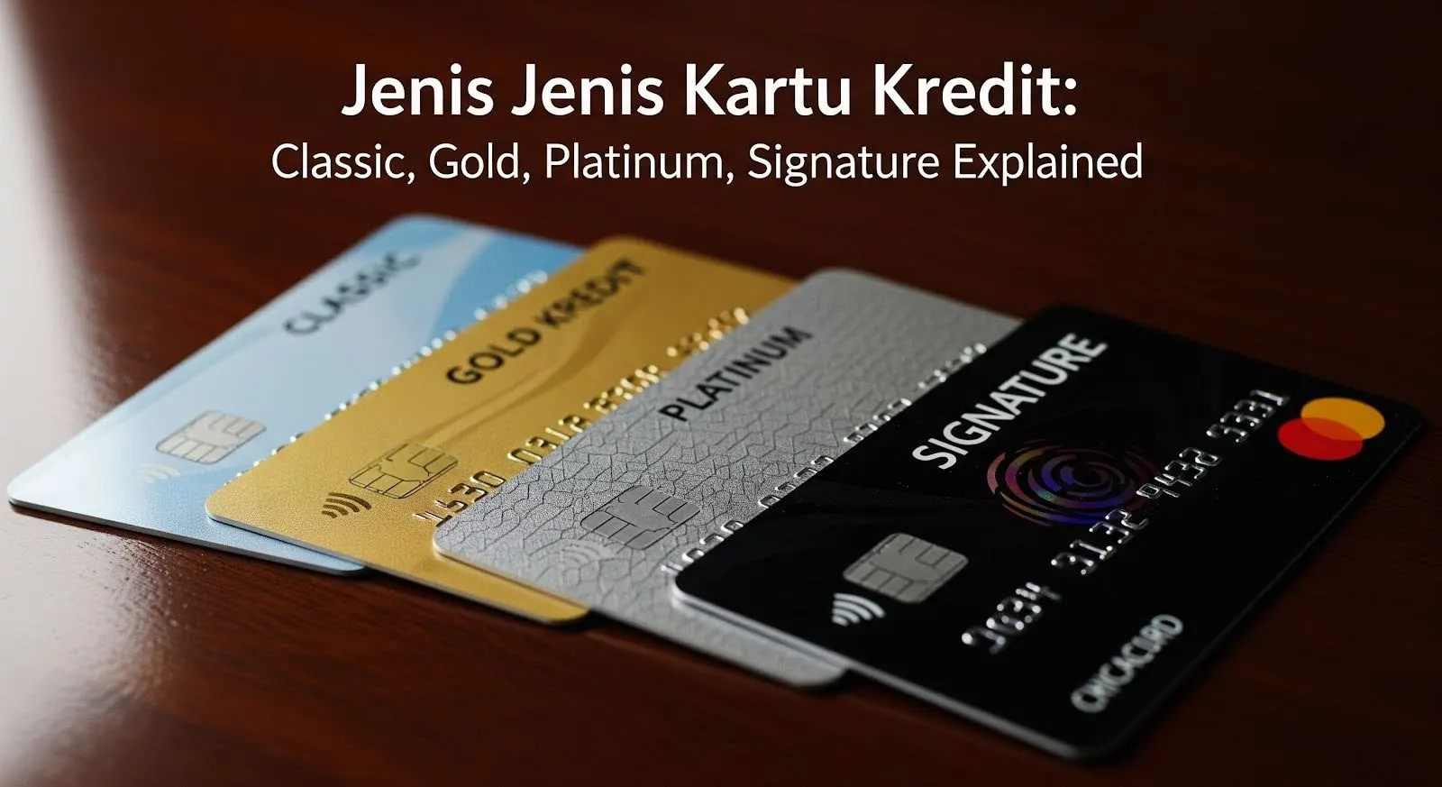 Jenis Jenis Kartu Kredit: Classic, Gold, Platinum, Signature Explained