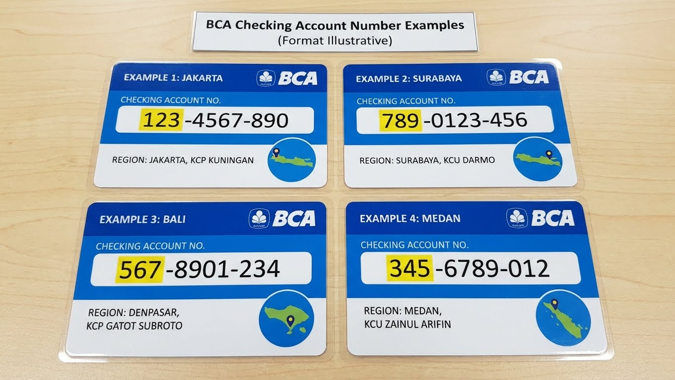 Contoh Nomor Rekening Giro BCA dan Cara Membacanya